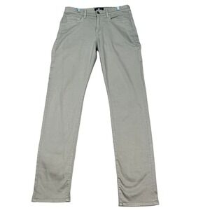 7 For All Mankind Luxe Sport Pants Mens 31x33 Khaki Tan Slimmy Stretch Chino